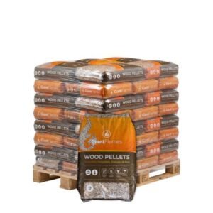 Halve pallet Giant Flames houtpellets 35 zakken x 15kg (525kg)