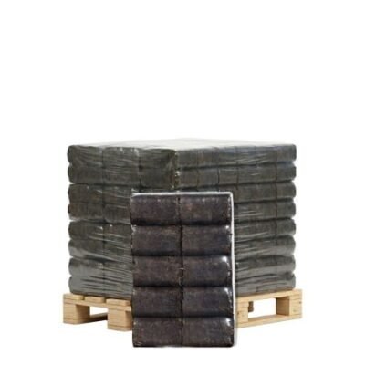 Nachtbriketten halve pallet 49 zakken x 10kg (490kg)