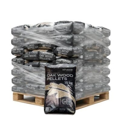Pallet Edwood houtpellets 65 zakken x 15kg (975kg)